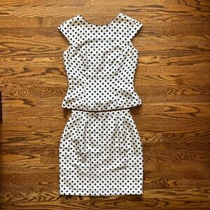 Vintage 100% silk Rimini two-piece dress